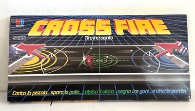 VINTAGE BRETTSPIEL CROSSFIRE MB SPIELE MILTON BRADLEY 80ER JAHRE NEU JH