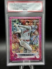 2022 Topps Chrome Shohei Ohtani #1 Magenta Speckle Refractor #/350 PSA 9 MINT