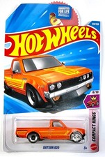 2026 HOT WHEELS Orange Datsun 620 JDM, Pickup Truck Combo Ship it!
