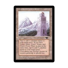 WotC MtG Antiquities Urza's Tower - Mountains (C) VG
