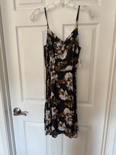 Old Navy Floral Print Spaghetti Strap Dress Medium