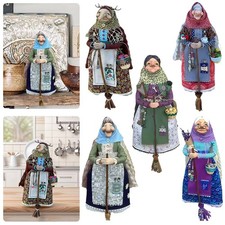 Kitchen Witch Doll Vintage Cooking Festive Handmade Decoration Good Luck Mascots