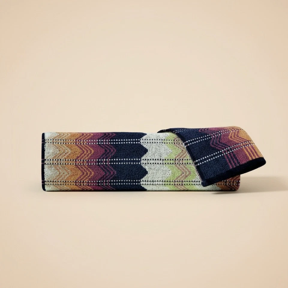 Ensemble de serviettes Missoni 1 serviette à main + 1 serviette invité TRAVIS - Photo 2/2
