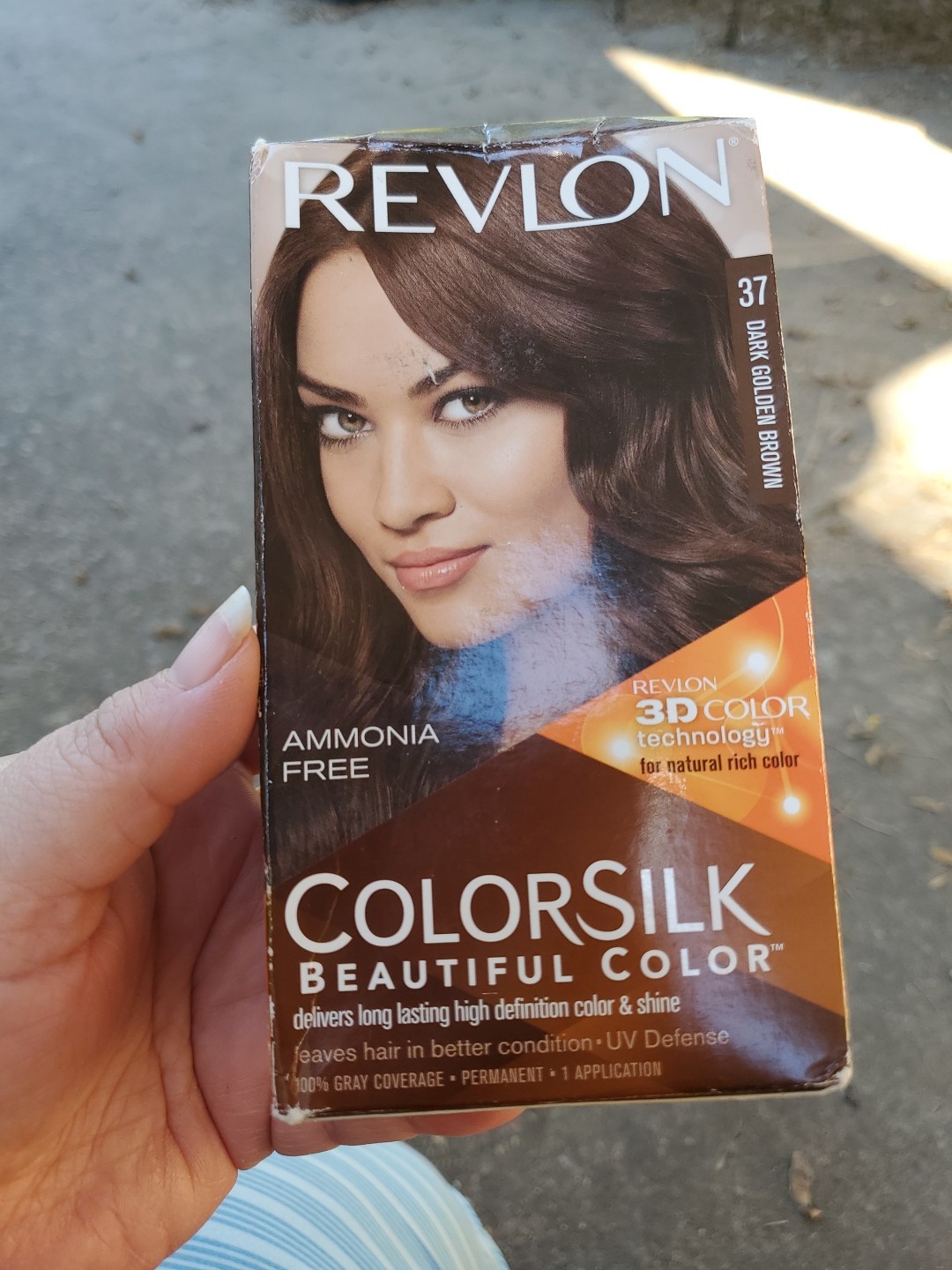 Silk Permanent Hair Color - #37 Dark Golden Brown Ammonia Fr
