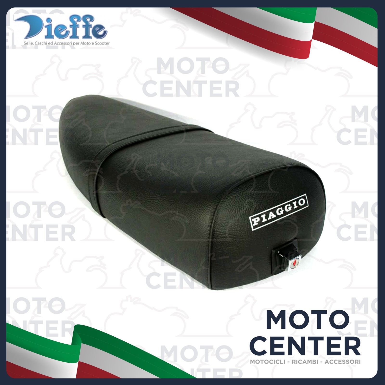 SELLA NERA MODELLO NAPOLI PIAGGIO VESPA PX 125 150 200 ('77-'16)