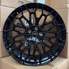 22” X4 LAND ROVER RANGE ROVER URBAN UC-6 STYLE WHEELS GLOSS BLACK 5X120 NEW