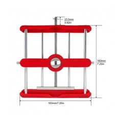 Red Plastic Drilling and Engraving Machine Positioner Woodworking Positioner