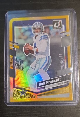 2023 Panini Donruss - Dak Prescott #73 Press Proof Gold Die-Cut /25