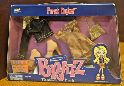vintage 2003 Bratz First date Fashion Pack: Dress Jacket Purse Shoes dress new