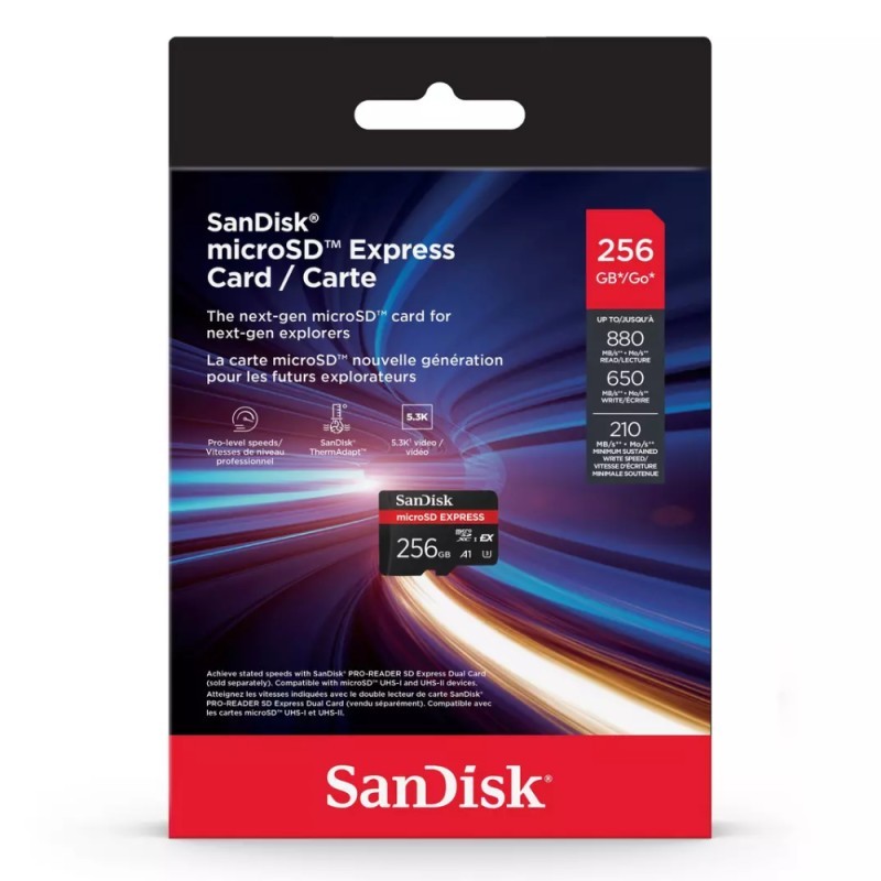 Carte SanDisk microSD Express pour emporter tous vos jeux Switch 2 partout