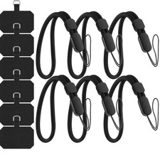 6PC Wrist Strap Lanyard for Camera, iPhone, Galaxy, Cell Phones, GoPro,
