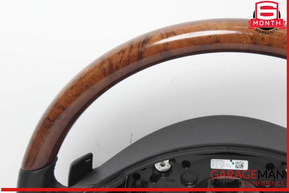 Рулевое колесо 10-14 Mercedes W221 S400 S600 с подрулевыми переключателями черное дерево изготовитель оборудования - Изображение 2 из 4