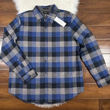 AG Adriano Goldschmied Men's Size XXL Plaid Cloud Soft Flannel Aiden Shirt