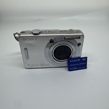 Sony Cyber-shot DSC-W55 Digital Camera 7.2MP 3x Optical Zoom Silver Auto Focus