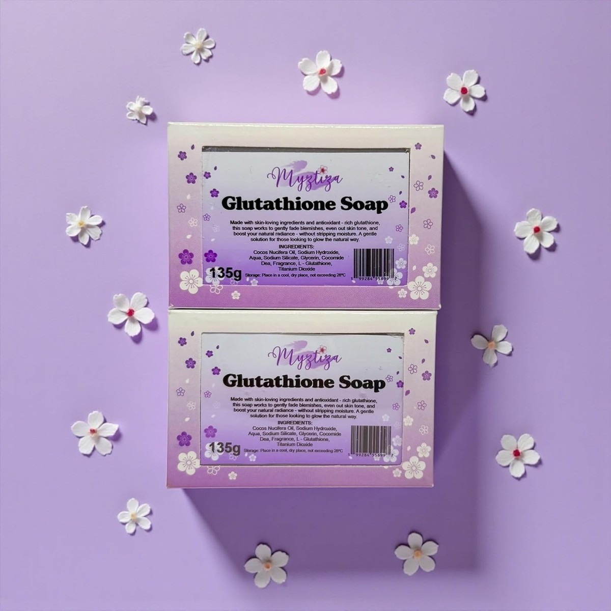 Myztiza Glutathione Bar Soap for Face & Body