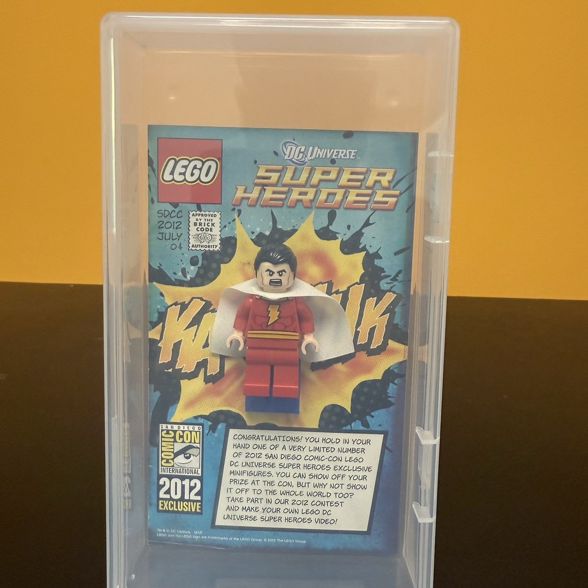 LEGO SDCC 2012 Shazam Minifigure Exclusive Comic-Con DC Super