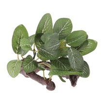 Reptile Decoration Ornament, Aquarium Decor Fish Tank Artificial Grass Plants