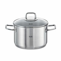 Fissler Viseo Kochtopf Edelstahl 18 10 Glasdeckel Induktion Ø 24 Cm