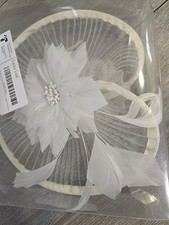 Lucky Leaf Women Girl Fascinators Hair Clip Feather Cocktail Wedding Tea Party