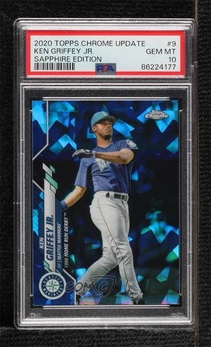 2020 Chrome Update Sapphire Edition Home Run Derby Ken Griffey Jr PSA 10 1m5g