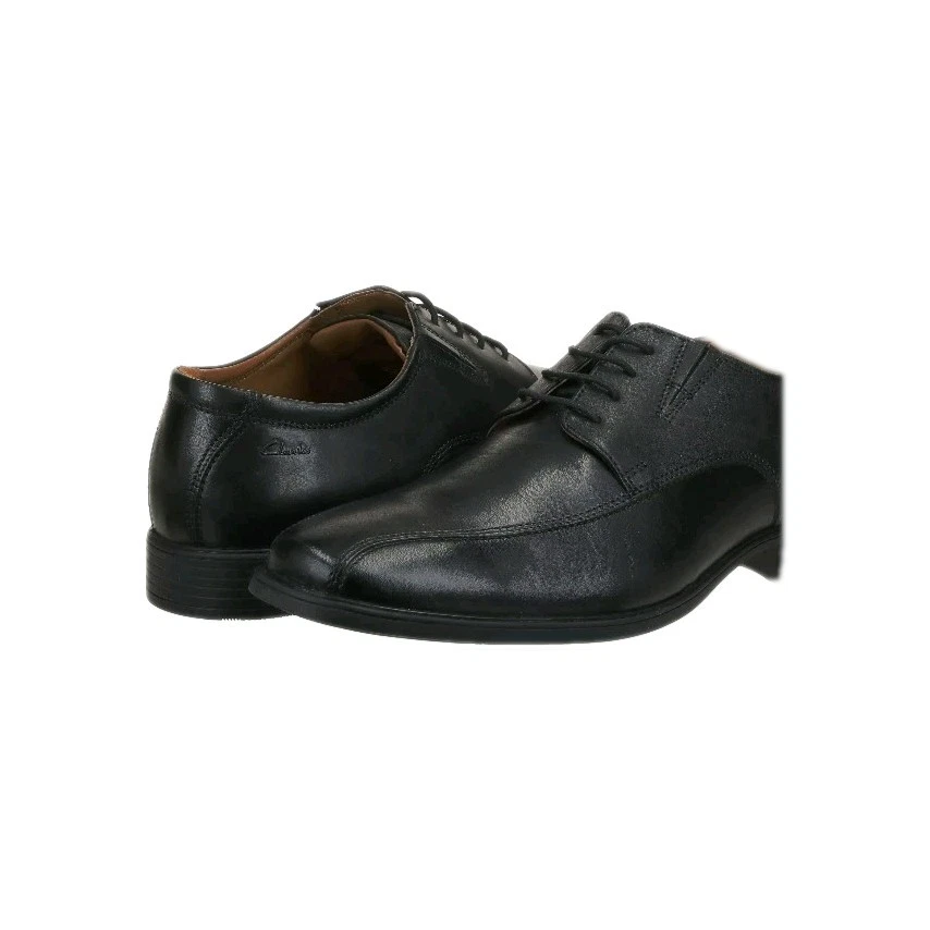 Titolo: Clarks Oxford Tilden Walk da uomo in pelle nera larghezza 7 5