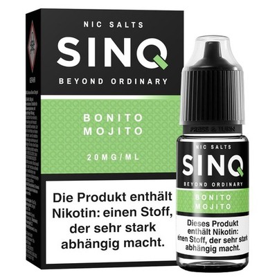 10 x SINQ Liquids Bonito Mojito - Alle Sorten | E-Zigarette E-Shisha
