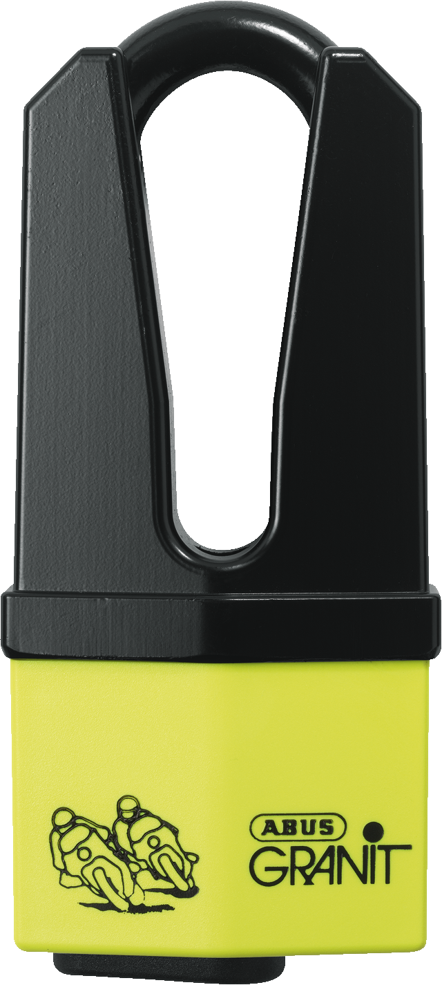 Abus Nero/Giallo Accessori Per Moto, Granit Quick 37 - Immagine 3