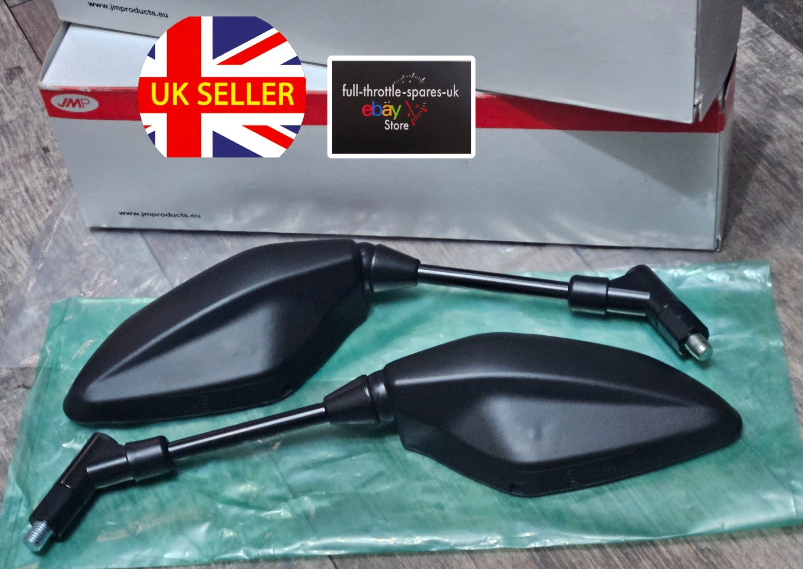 fits: YAMAHA TRACER 700 2016-2019 NEW JMP MIRRORS LEFT + RIGHT MIRROR UK :-)