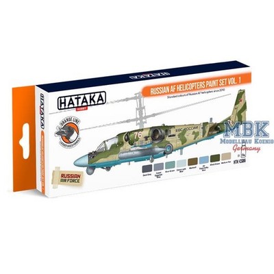 Hataka HTK-CS86 Russian AF Helicopters paint set 1 (Lacquer paint)