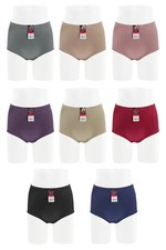 6 Pack PRETTY SATIN Briefs Style PANTIES Women Underwear Coco S M L XL 38301