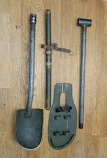 Finnish army EARTH AUGER SOIL SPOON DRILL SA Military Winter war WW2 ice drill