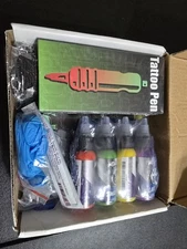 Wormhole Tattoo Premium Machine Kit Tattoo Pen Kit Complete Tattoo Gun 8 Colors