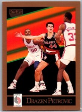 1990-91 SkyBox #237 Drazen Petrovic Portland Trail Blazers