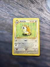 Raticate 040/102 Base Set (Shadowless) Regular for sale online | eBay