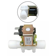 1/2" DC 12V Electric Solenoid Valve Normally Closed N/C Water Inlet Flow Switch