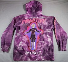 Primitive Dragon Ball Z Super Goku Black Rose Hoodie Purple Men's Medium