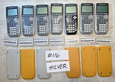 Bulk Lot of 7 TI-84 Plus Silver Ed. Graphing ...