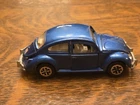 Vintage BLUE Volkswagen BEETLE Dinky Toys Meccano Ltd. Made In England, Patented