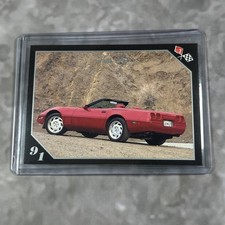 Corvette 1991 Vette Set Cards Inaugural Edition 77 1991 Corvette Convertible