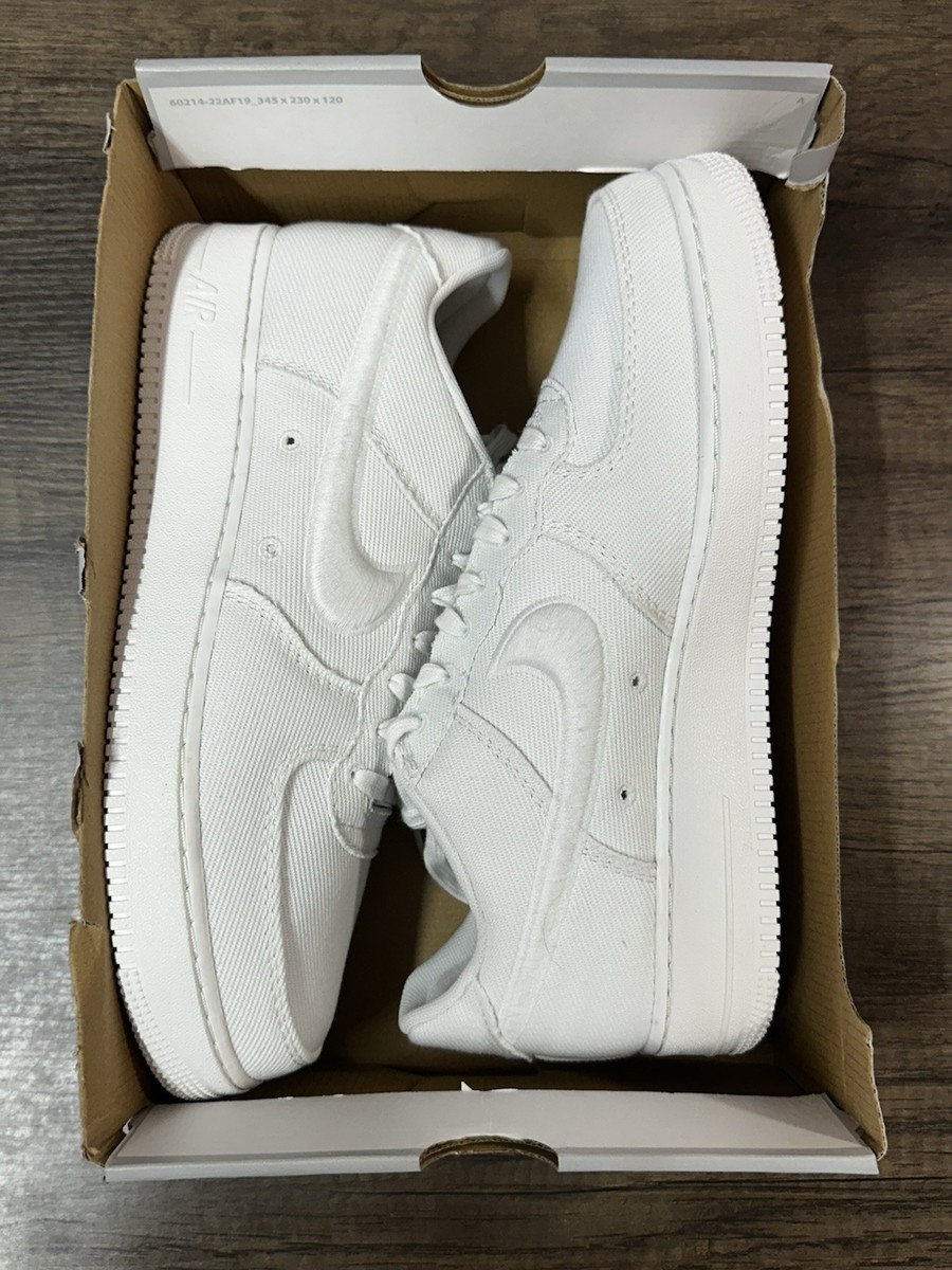 Nike Air Force 1 Low Canvas Pack Triple White HV1204-100 Men's