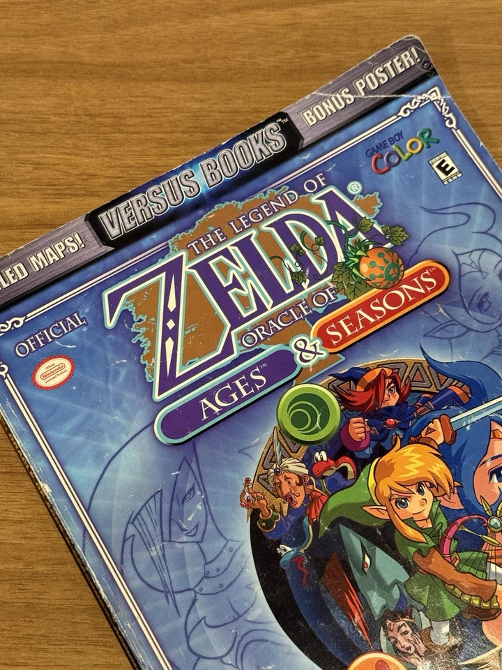 Legend of Zelda: Oracle of Seasons & Ages Versus Books Strategy Guide NO POSTER - Image 3 of 4