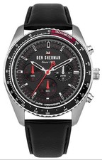 Ben Sherman Men's 'The Ronnie Chronograph' Quartz Stainless Steel and Leather st
