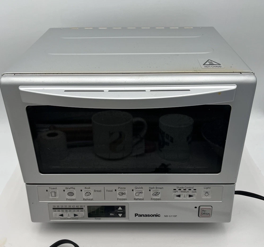 Panasonic NB-G110P Flash Xpress Compact Toaster Oven w/ Double Infrared Heating
