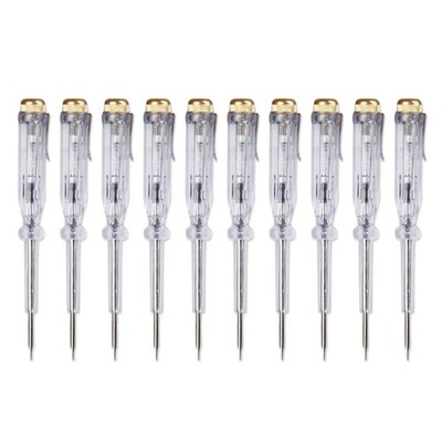 2 in1 Current Test Pen and Screwdriver with Clip Electrical Test Pen Slotted