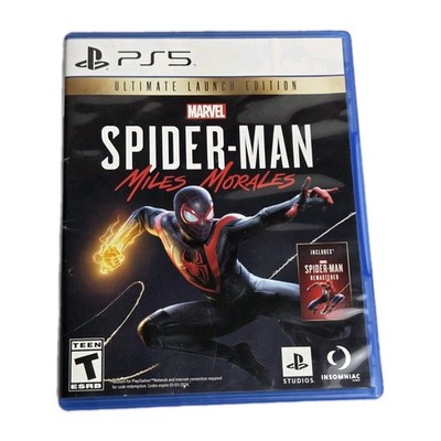 PS5 Marvel Spiderman Miles Morales Ultimate Launch Edition Sony PlayStation 5 VG