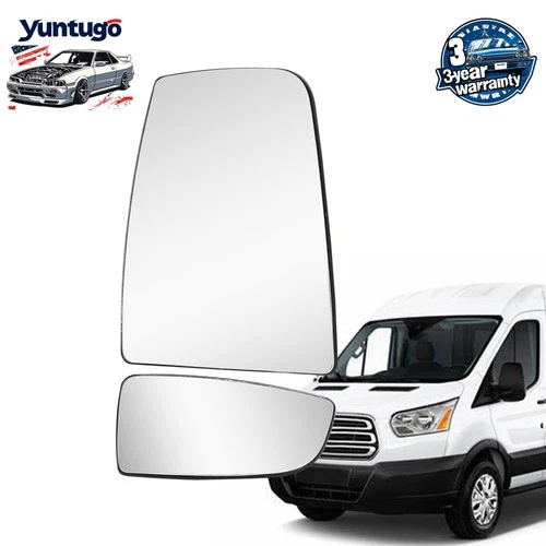 For Ford Transit Van 2015-2022 Right passenger Side W/ Heated Mirror Glass 2pcs