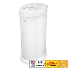 Stainless Steel Diaper Pail Odor Locking Sliding Lid Childproof No Special Bags