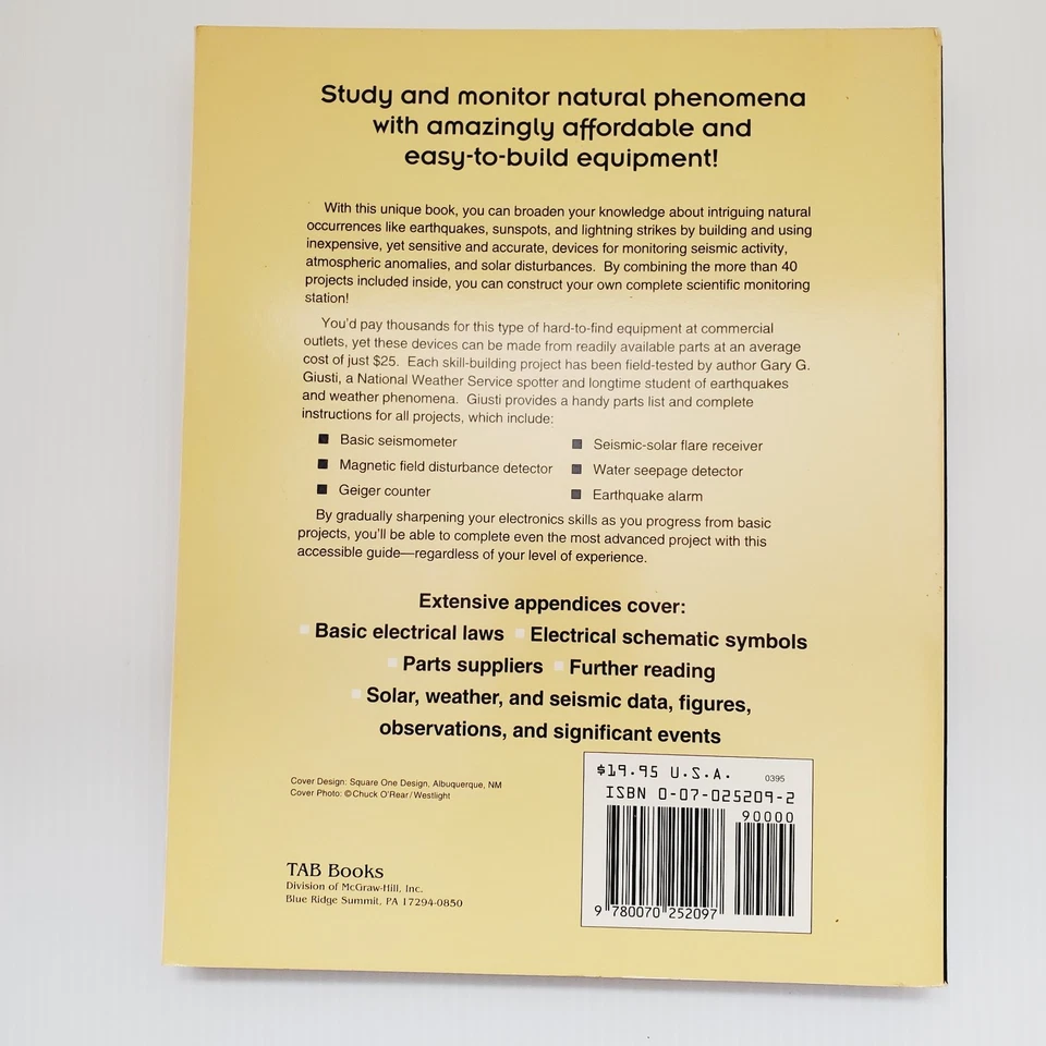 How To Build Earthquake Weather& Solar Flare Monitors Book By Gary G. Giusti - Image 3 of 4