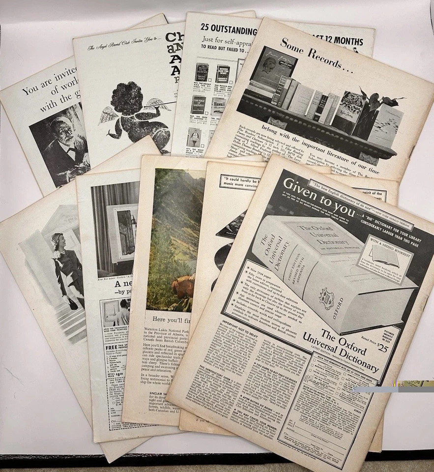 Lot Of 9 Saturday Review Magazines 1956–1961 Literature Variety Foto 2 de 4