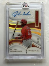 2023 Immaculate Collection Clearly Signature Red #/20 #CIS-JW Jordan Walker Auto